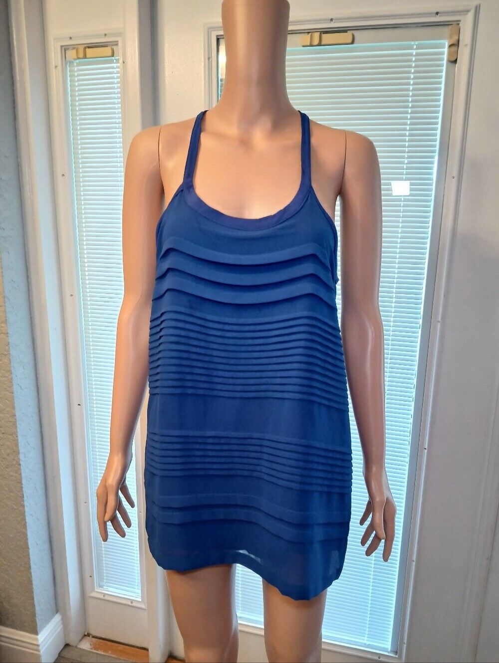 Design History Royal Blue Layered Tank Top/Dress